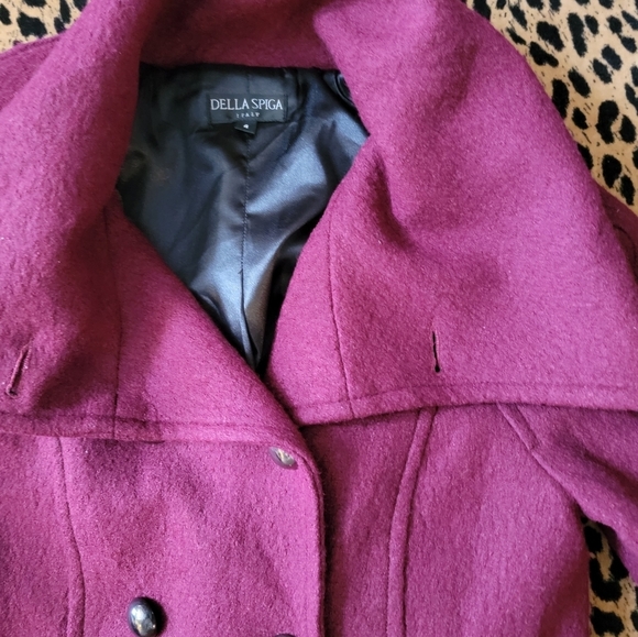 DELIA Spiga Italy pea coat - Picture 6 of 6